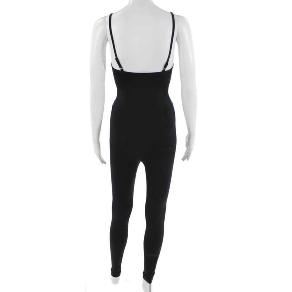 Girlfriend Collective Women Black Sleeveless Catsuit Square Neck Size XS - Picture 3 of 6